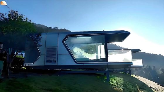 Versatile Modular Capsule House Steel Structure Prefab Capsule House Durable