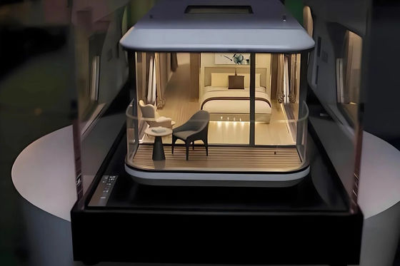 Versatile Modular Capsule House Steel Structure Prefab Capsule House Durable