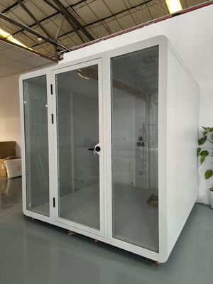 Steel Structure Soundproof Portable Booth Customized Modern Office Pods