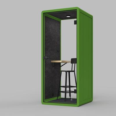 Customized Mobile Office Pods Modular Acoustic Office Pod With A Hidden Frame