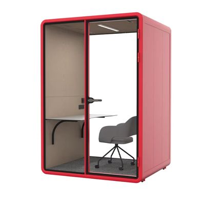 Customized Single Person Booth 52W Soundproof Pod For Home Study