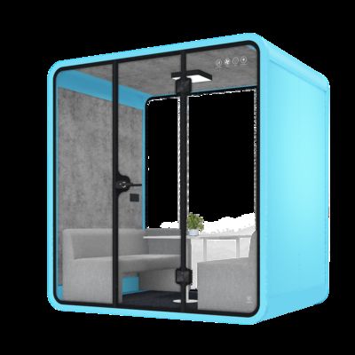 100V - 240V Acoustic Meeting Pod Customized 4 Person Phone Booth
