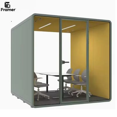 1- 8 Person Acoustic Office Pod Anti Disturbance Quiet Pods For Offices