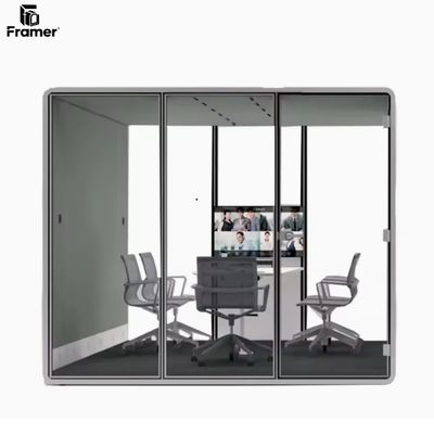 1- 8 Person Acoustic Office Pod Anti Disturbance Quiet Pods For Offices