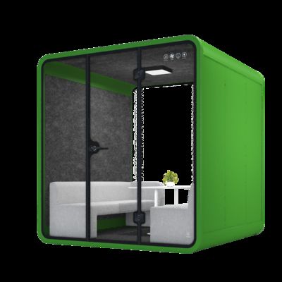 Modern Acoustic Work Pods Yellow / Orange / Green / Blue Confidential Office Pods