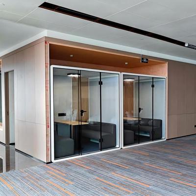 Assembled Modern Office Pod Portable Home Office Soundproof Booth White