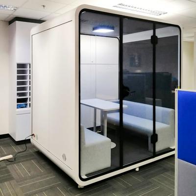 100V - 240V Office Sound Booths Removable Soundproof Cabin For Office