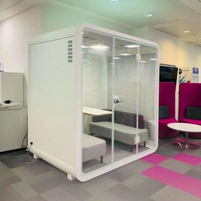 Removable Office Acoustic Booth 220V Silent Work Pods Extendable With Furniture