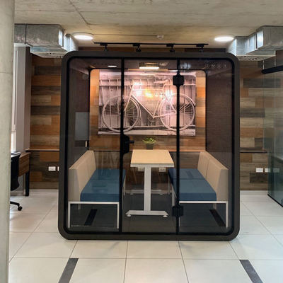 Professional Soundproof Office Room Aluminum Modern Office Phone Booths For Hotel Hospital Use