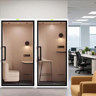 Prefab Indoor Office Pod Customized Home Office Pod 220V Color Optional