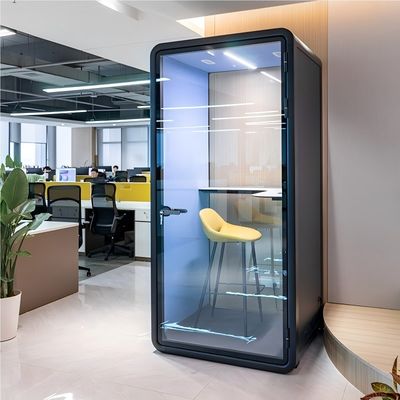Mobile Soundproof Pods Single Person Office Meeting Pods 3000k - 6000k