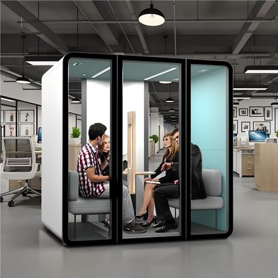 50HZ - 60HZ Portable Privacy Booth Noise Cancellation Soundproof Work Pod