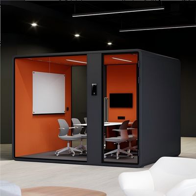 Aluminum Alloy Soundproof Pods Prefabricated Sound Proof Office Cabin Indoor