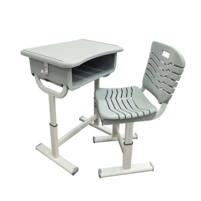 Customized Office Furniture White , Blue , Green , Grey , Wood Grain Student Desks And Chairs