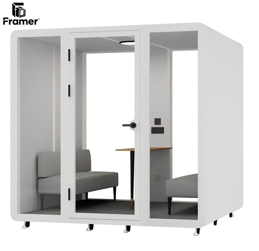Customizable Soundproof Office Pod Modular Private Work Booth Adjustable