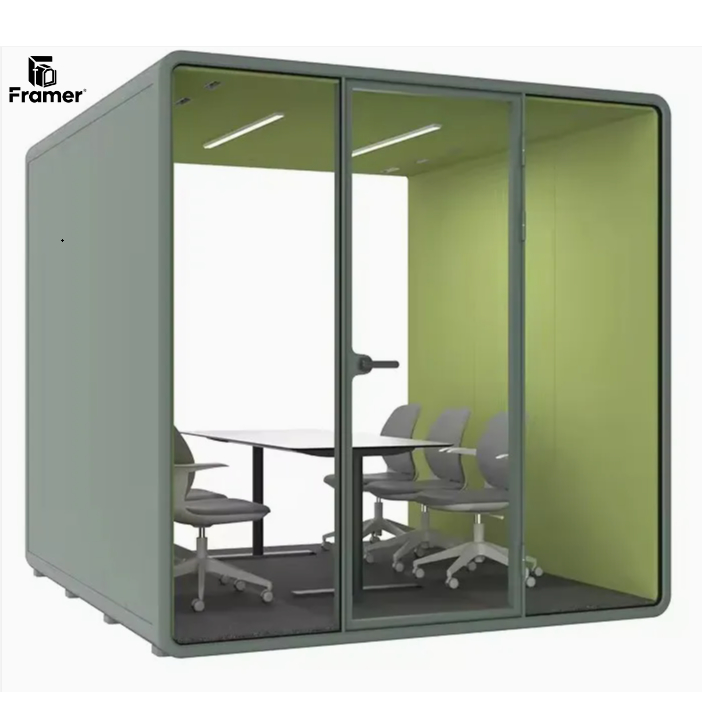 1- 8 Person Acoustic Office Pod Anti Disturbance Quiet Pods For Offices