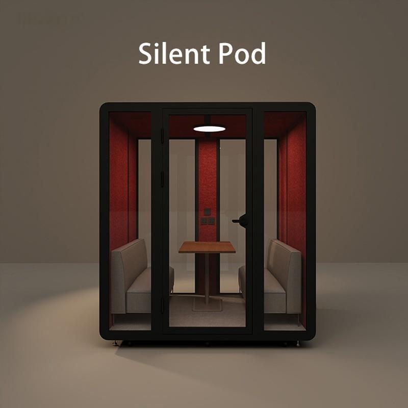 Elegant Modular Soundproof Pod For 4-6 People Office Meeting And Calls Package Size 226.00cm * 116.00cm * 134.00cm