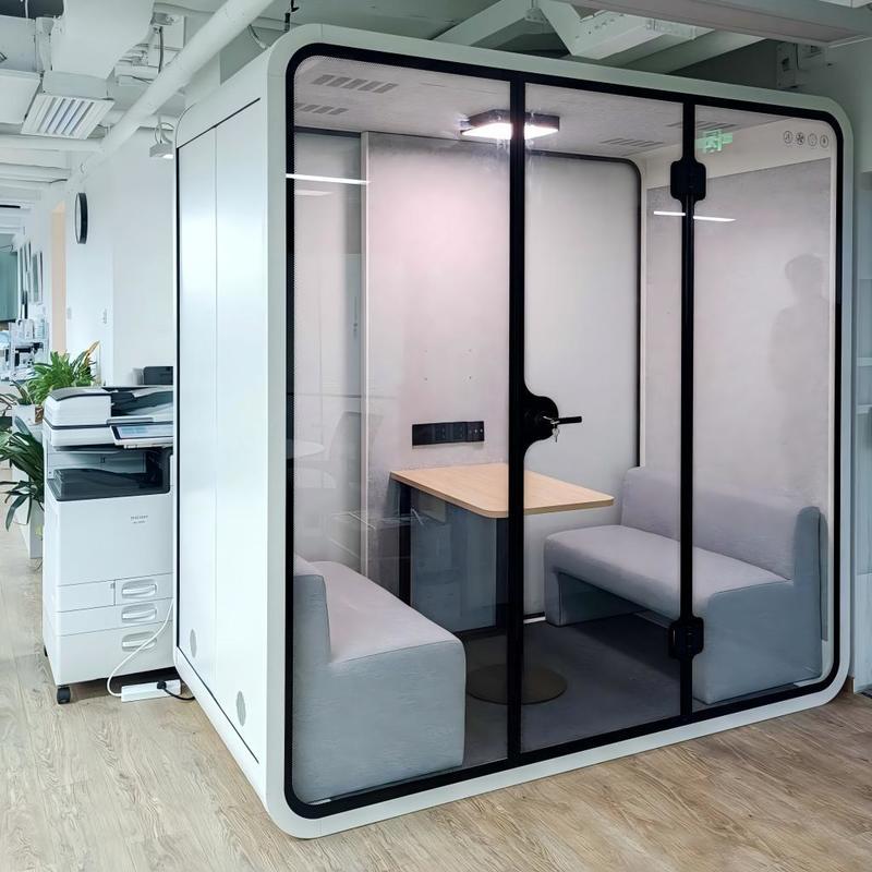100V - 240V Office Sound Booths Removable Soundproof Cabin For Office