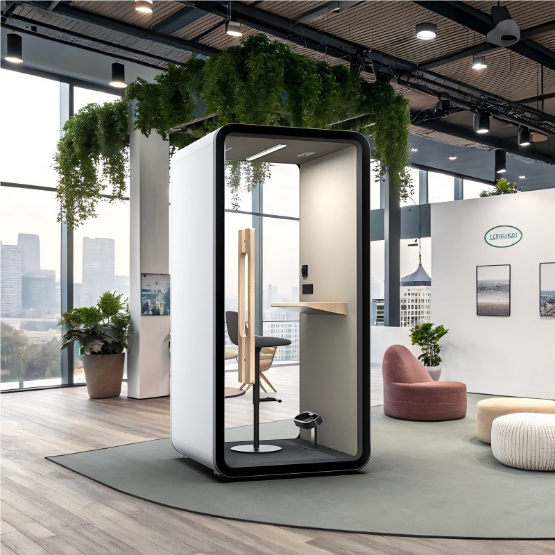 52W Soundproof Pods Custom Office Call Booths Prefabricated