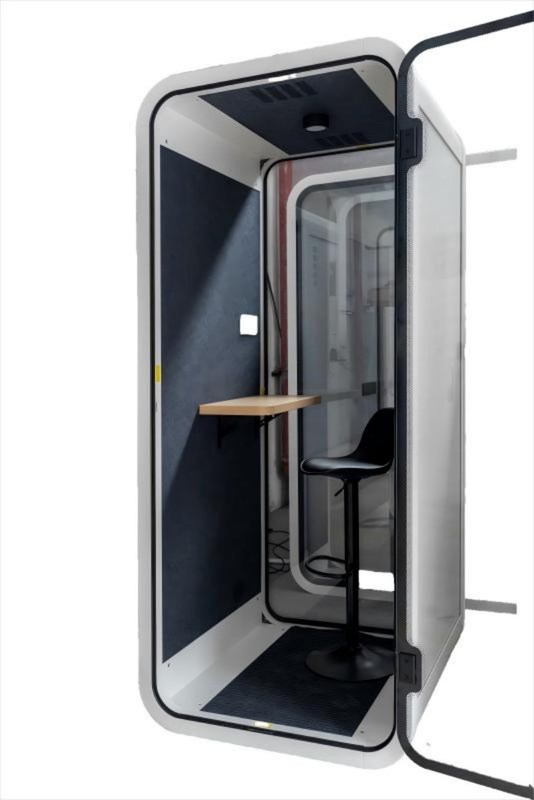 Smart Office Phone Booths Customized One Person Office Pod For Phone And Video Calls