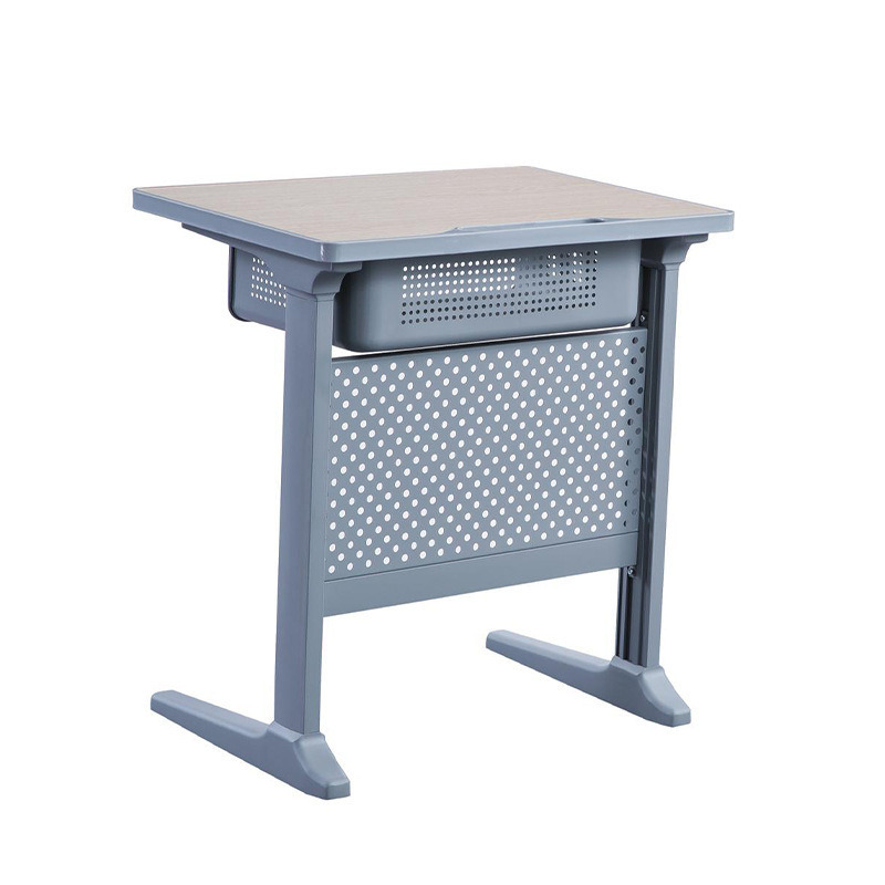Single Student Desk And Chair Set Aluminum Classroom Table And Chair Set Fixed Height
