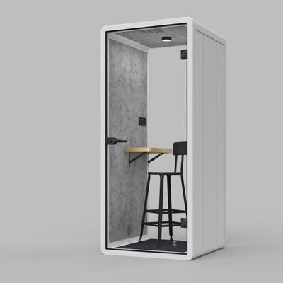 Goede prijs Modulaire Kantoor Telefooncel Witte Akoestische Kantoor Pods Aangepast Met Een Aluminiumlegering Frame online