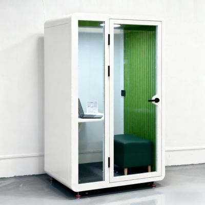 Bon prix Cabine individuelle réglable insonorisée personnalisée pour bureau, blanche, avec système de ventilation en ligne