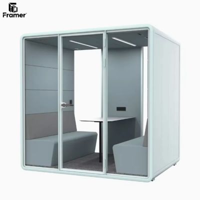 Guter Preis Anpassbare Collaboration Pod 220V 4 Personen Büro Pods Komfortabel Online