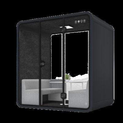 Good price Customized Workspace Phone Booth 4 Person Acoustic Work Pod Minimalist Style online