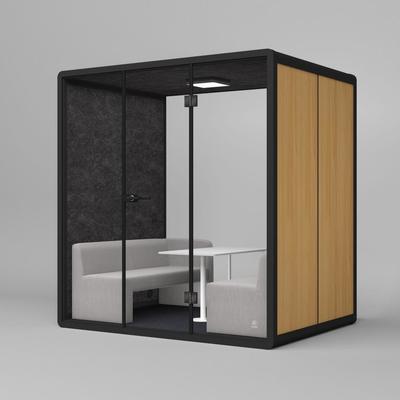 Guter Preis Aluminiumlegierung Vertrauliche Büro-Pod Mehrpersonen Akustik-Meeting-Pods für Unternehmen Online