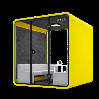 Bom preço Cabines de Trabalho Acústicas Modernas Amarelo / Laranja / Verde / Azul Cabines de Escritório Confidenciais on-line