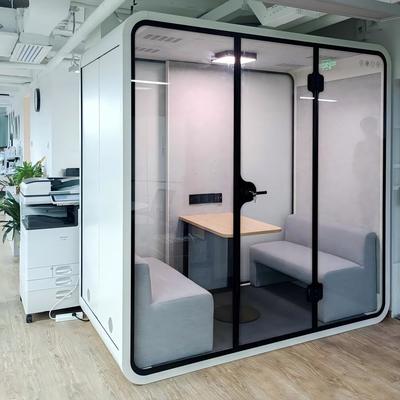 Good price 100V - 240V Office Sound Booths Removable Soundproof Cabin For Office online