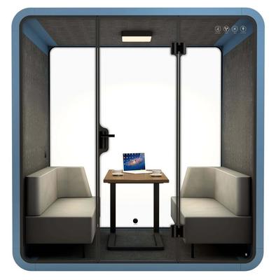 Guter Preis 4-Personen-Indoor-Büro-Pod-Modul-Meeting-Booth-Pods verstellbar Online