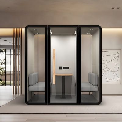 Buen precio Cabina de oficina insonorizada multifunción para oficina interior, módulos de trabajo 100V - 240V en línea