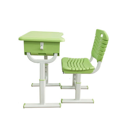 Bon prix Mobilier de bureau à hauteur réglable pour collège, bureau et chaise en métal, vert en ligne