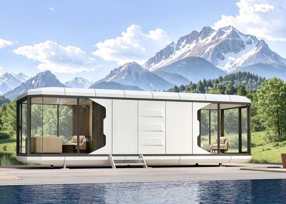 Prezzo buono FM 7 Capsule house modulare versatile struttura in acciaio prefabbricata galvanizzata a caldo Capsule house durable in linea