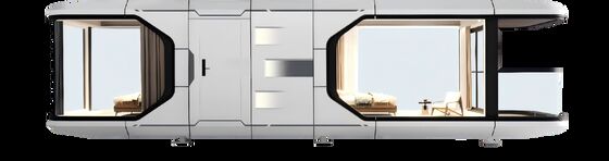 Качество 38м2 Алюминиевый однолистный стальной конструкции пространство мобильный дом Фабрика