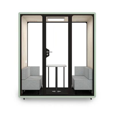 Good price Multi-Purpose 4-Person Soundproof Booth With Customizable Color Options online