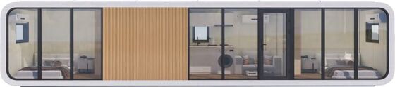 Guter Preis 11.6M Bewegliche Fertigkapsel aus Apfel mit galvanisiertem Stahlrahmen und anpassbarem Design für eine schnelle Installation vor Ort Online